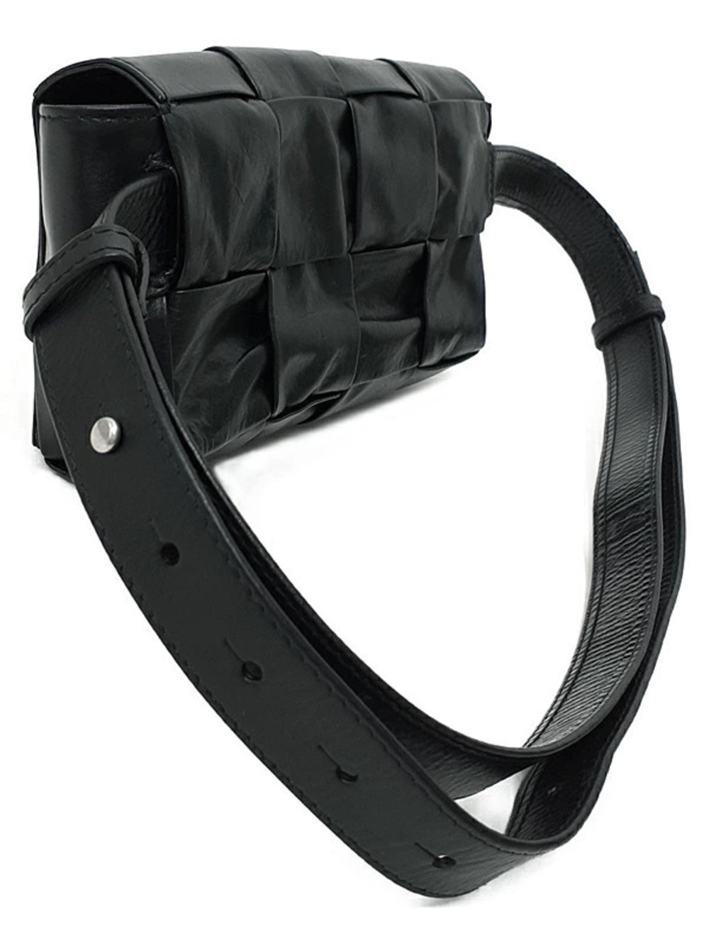 Bottega Veneta Cassette Body Belt Bag Black